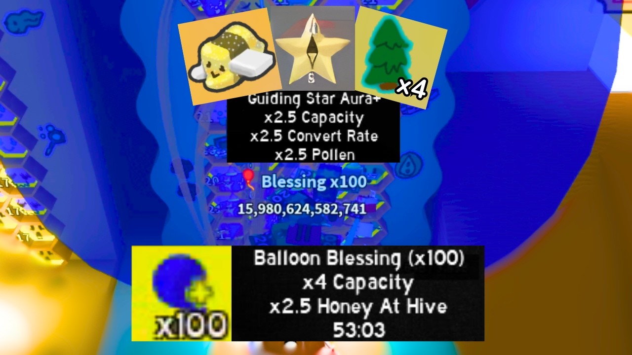 INSANE 100x Balloon Blessing in a Bee Swarm Simulator (15Trillion Balloon)