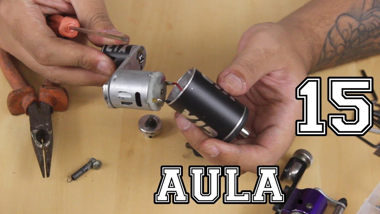 Curso de tatuagem - 15 Desmontar máquina de tatuagem Parte 2