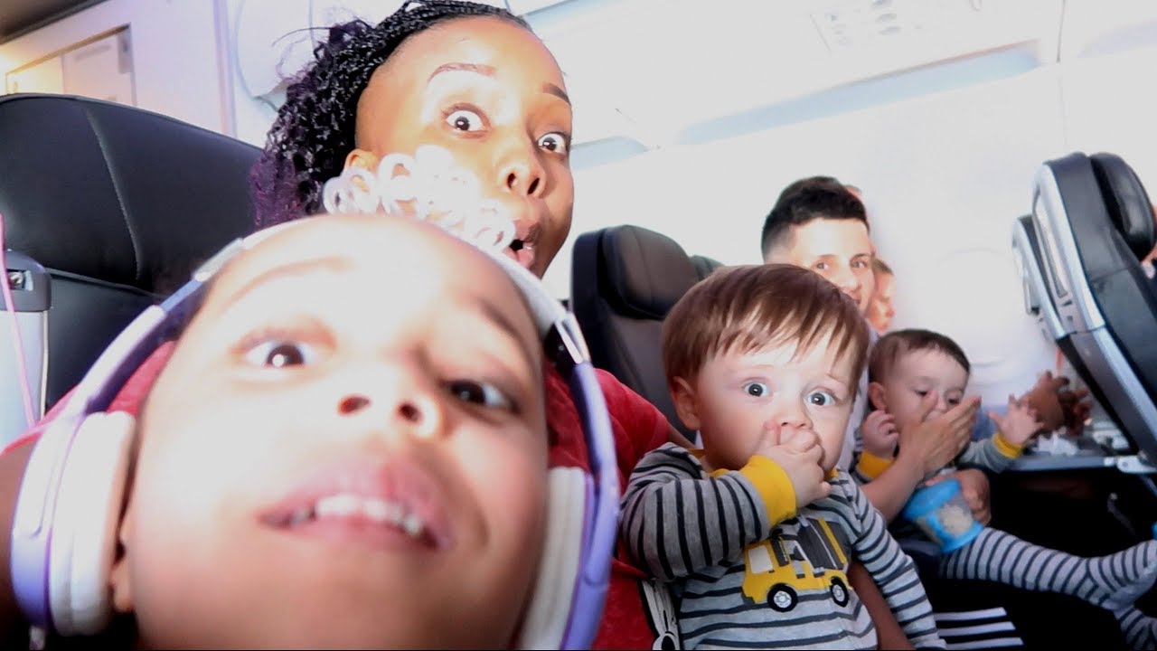 FLYING with 3 KIDS is STRESSFUL