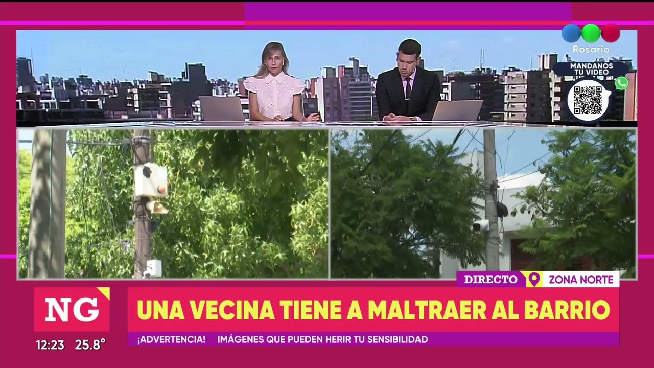 Una vecina tiene a maltraer al barrio - TELEFE ROSARIO