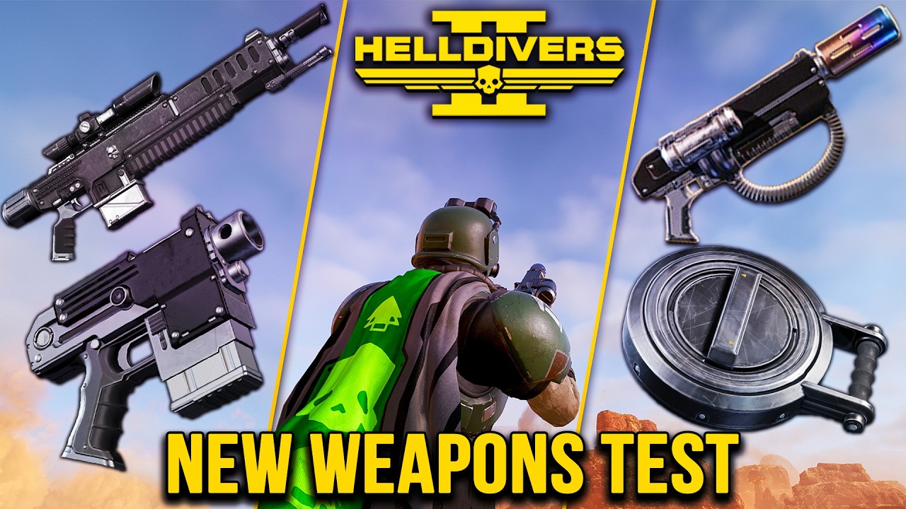 Castellan's Creed &ndash; All New Weapons Showcase | Helldivers 2 x Warhammer 40000