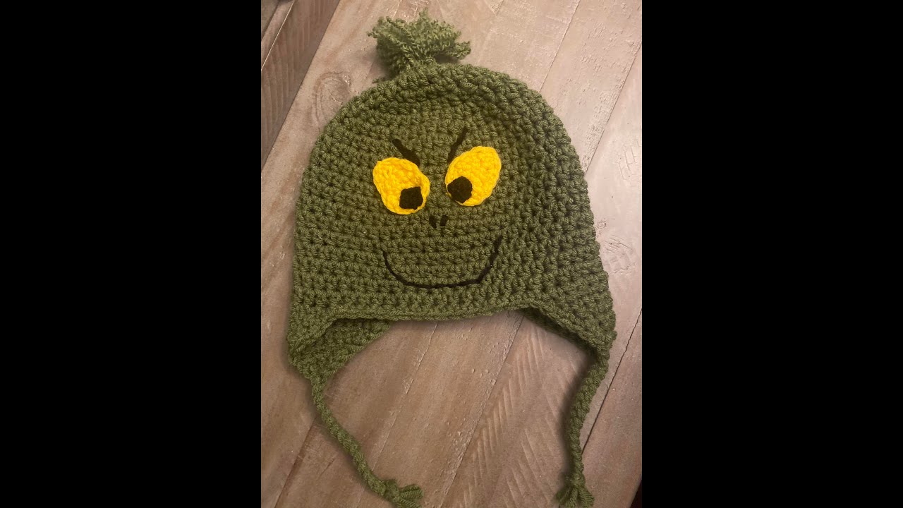 HOW TO CROCHET A GRINCH HAT
