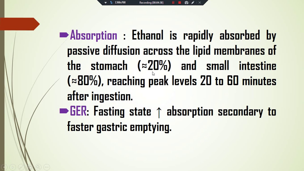 toxicology tutorial 3rd year alcohol toxicity