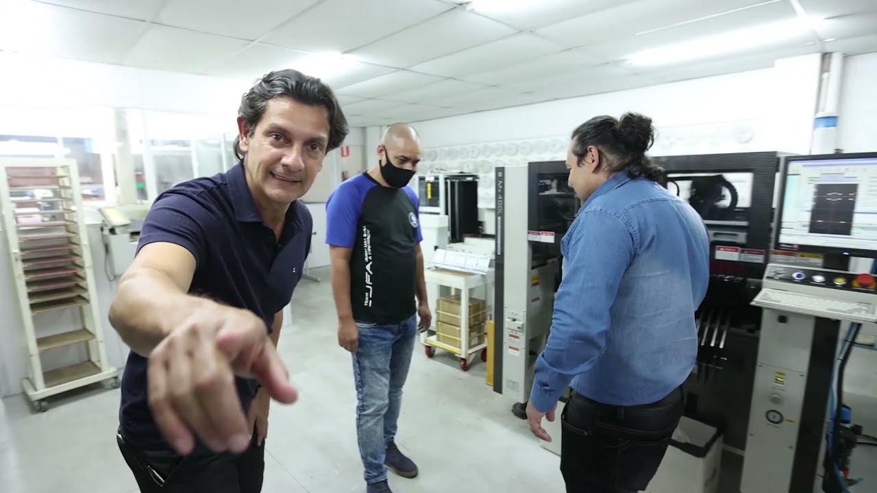 Excursão na fábrica da JFA Eletrônicos