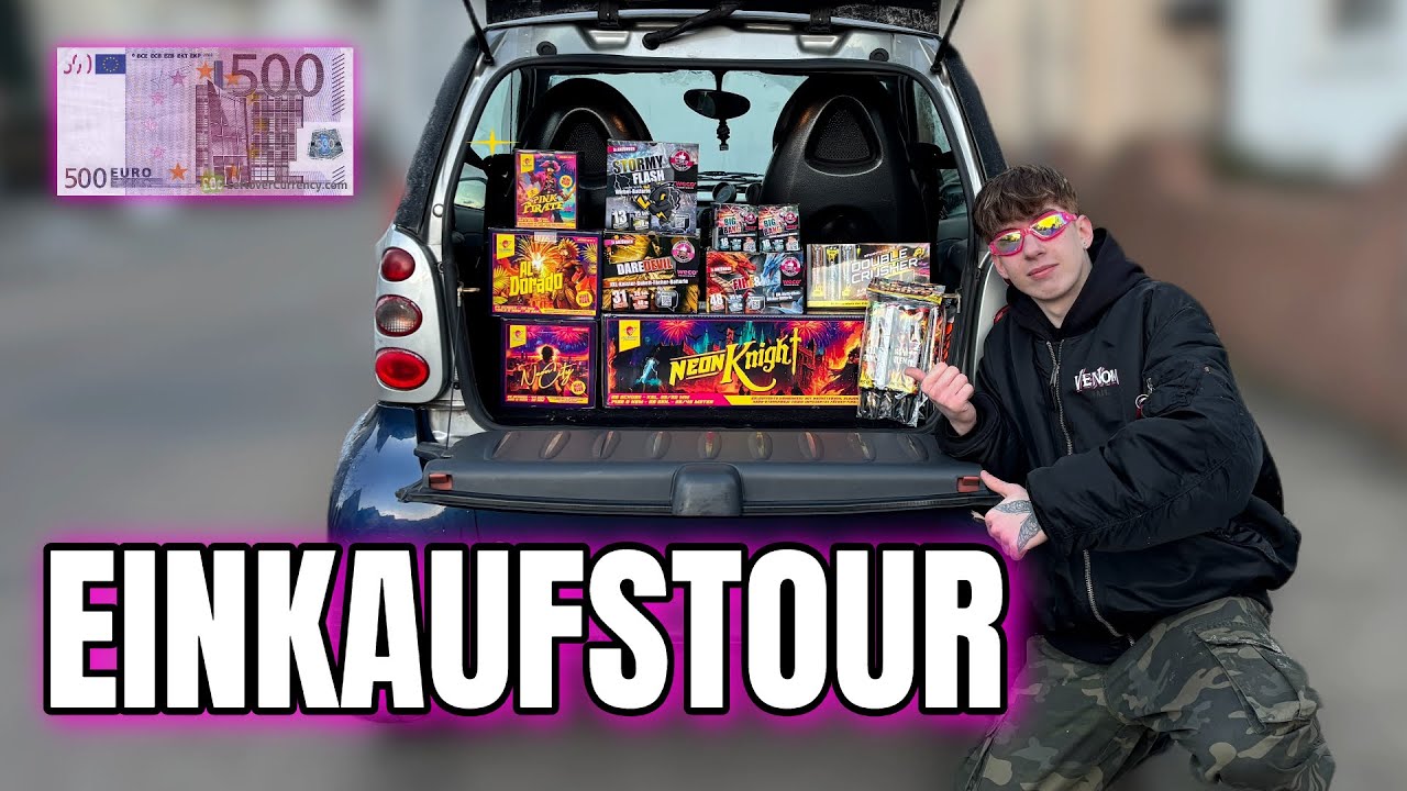 XXL SILVESTER FEUERWERK EINKAUFSTOUR 2025/2026 🔥 500€