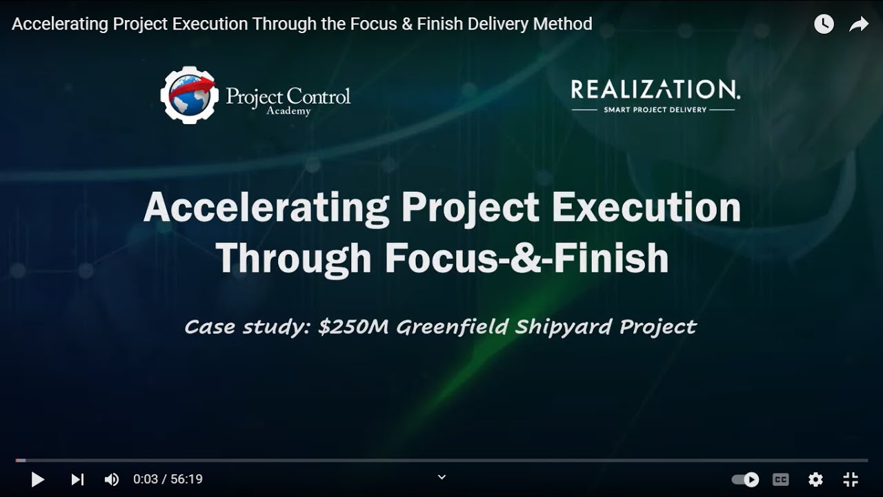Accelerating Project Execution Through the Focus & Finish Delivery Method
