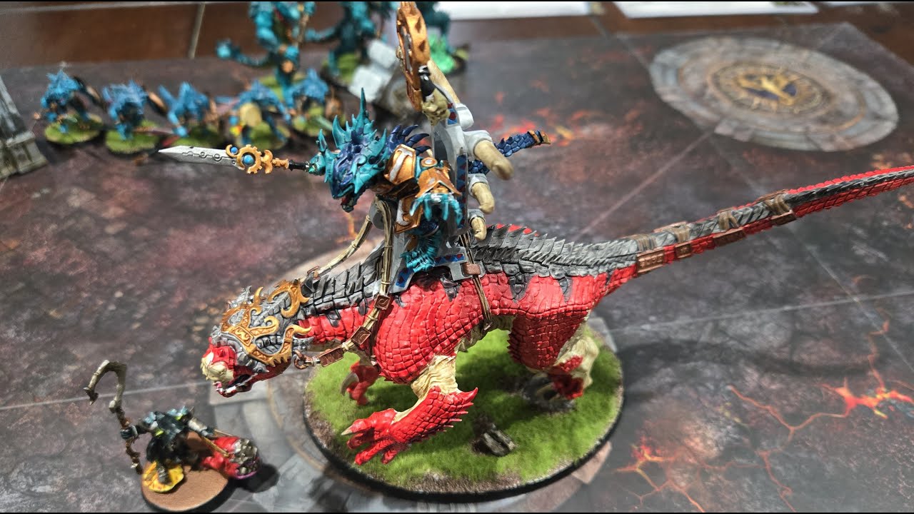 Spearhead Battle Report Gloomspite Gitz vs Seraphon