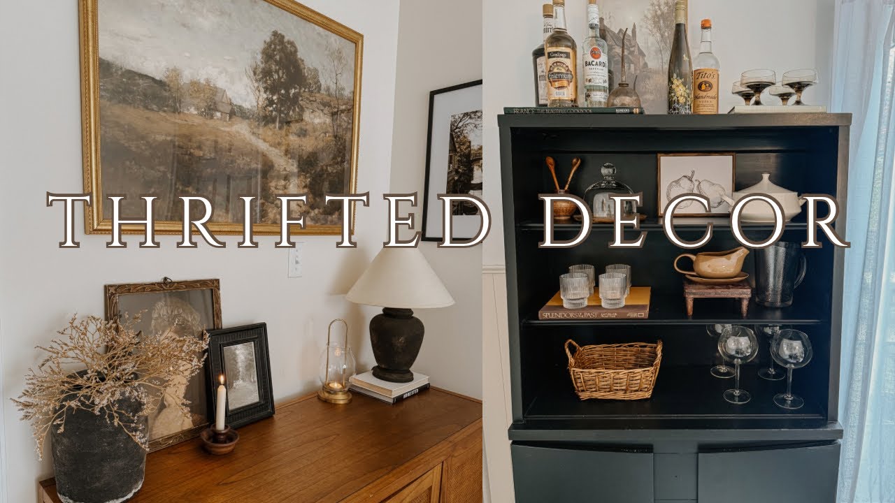 Style Thrifted Home Decor with Me | 2025 Thrifted Decor