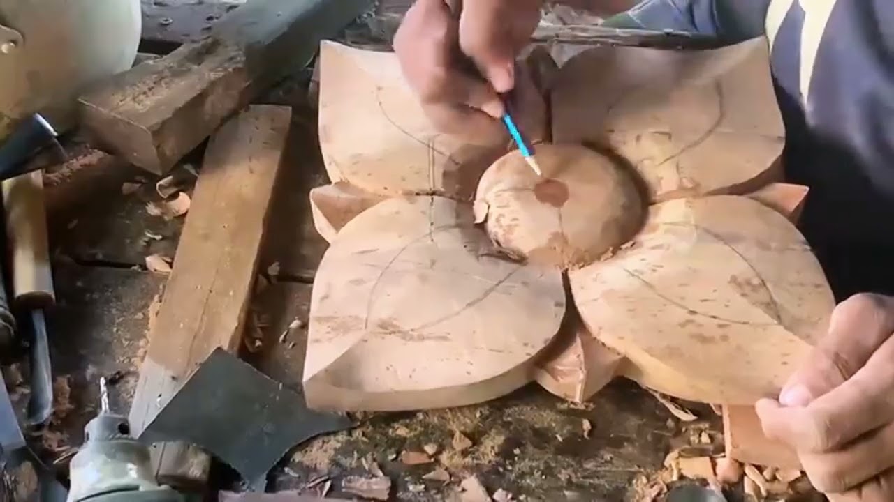 VDO Woodcarving Art 🪵✨ Creative Woodworking & Amazing Craft Skills