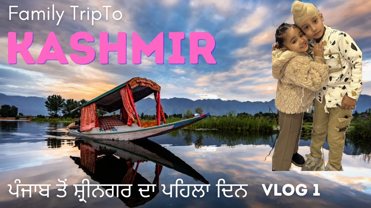 Kashmir Trip with Family | ਪੰਜਾਬ ਤੋਂ ਸ਼੍ਰੀਨਗਰ ਦਾ ਪਹਿਲਾ ਦਿਨ | Day 1 | Punjab to Srinagar #kashmir 