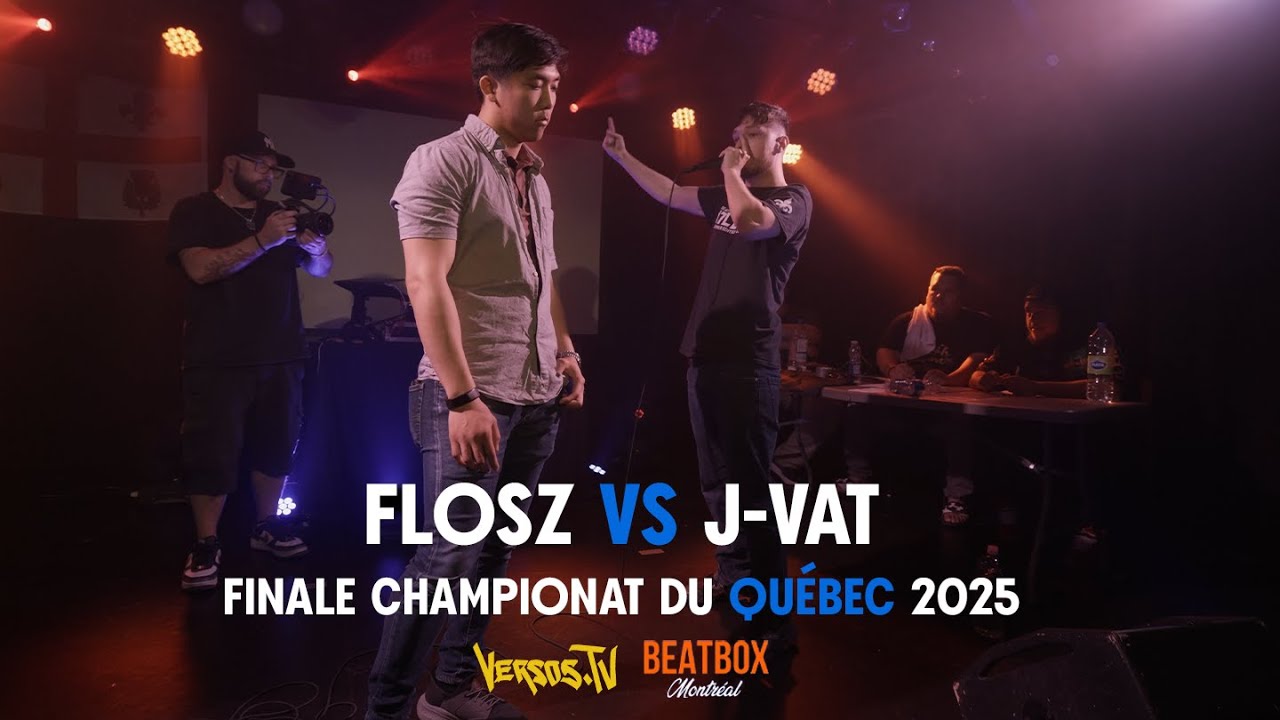 Flosz vs J-Vat | Finale Championnat Beatbox du Québec 2025 #beatboxbattle