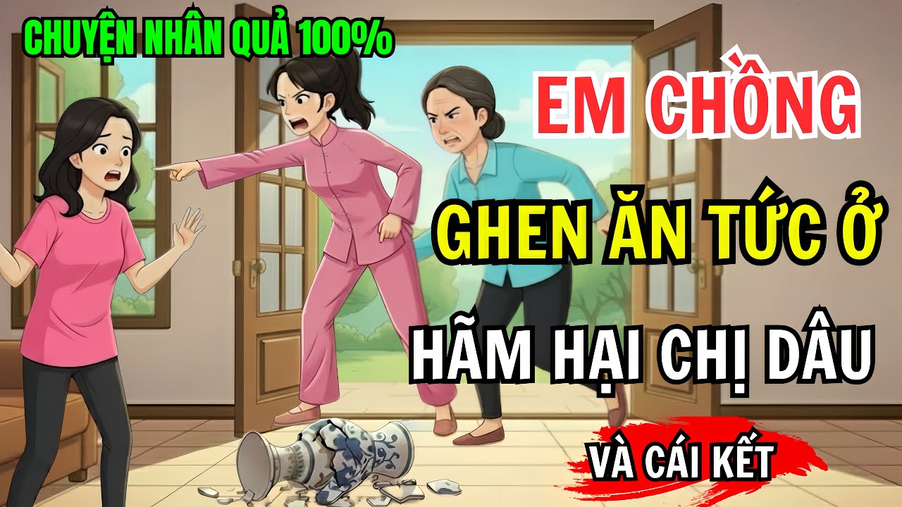 Em Chồng Ghen Ăn Tức Ở Hãm Hại Chị Dâu Và Cái Kết | Chuyện Nhân Quả 100%