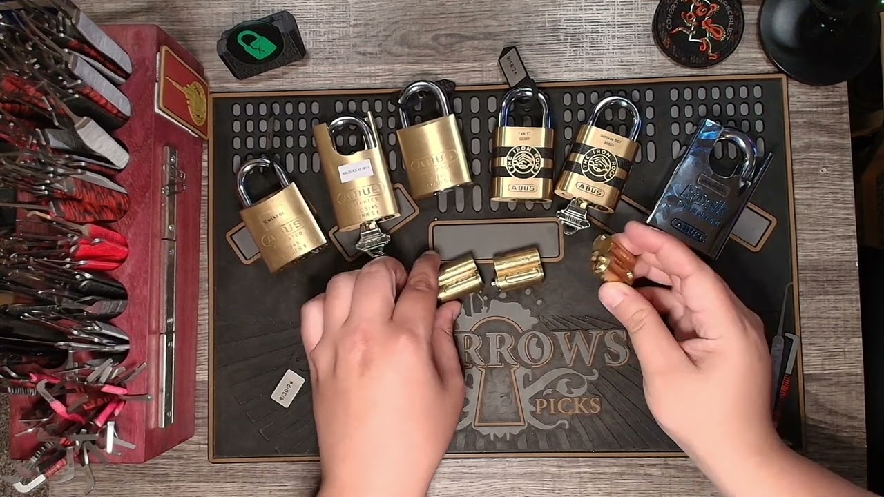(54) ABUS 83/45 - The Iron Lock: Picked and Gutted #GAJIM