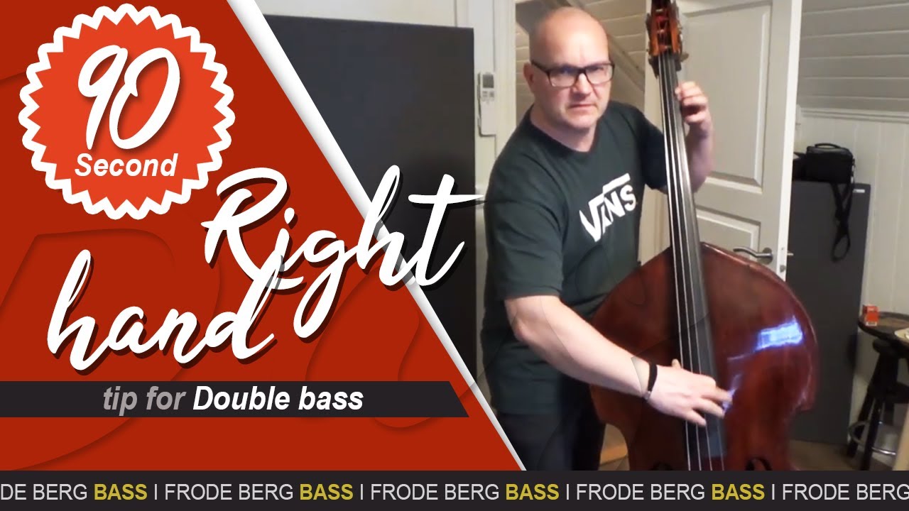 90 second right hand tip for double bass