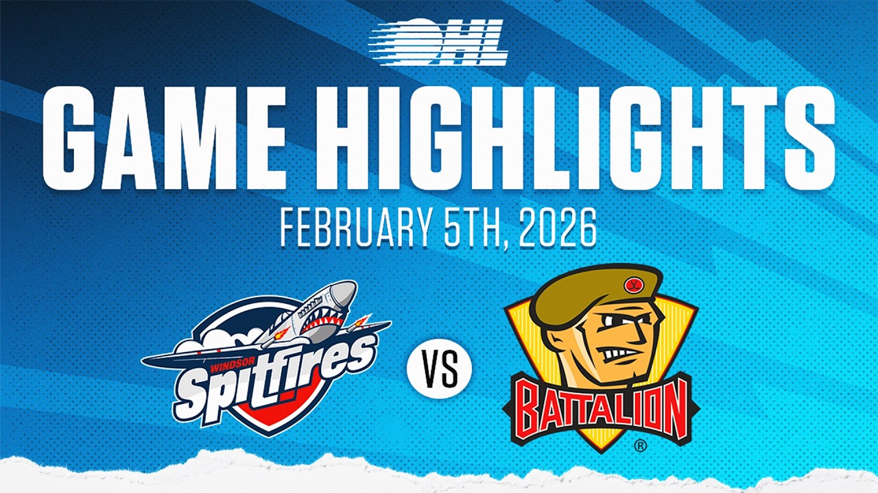 Najważniejsze momenty OHL: Windsor Spitfires @ North Bay Battalion, 5 lutego 2026 r.