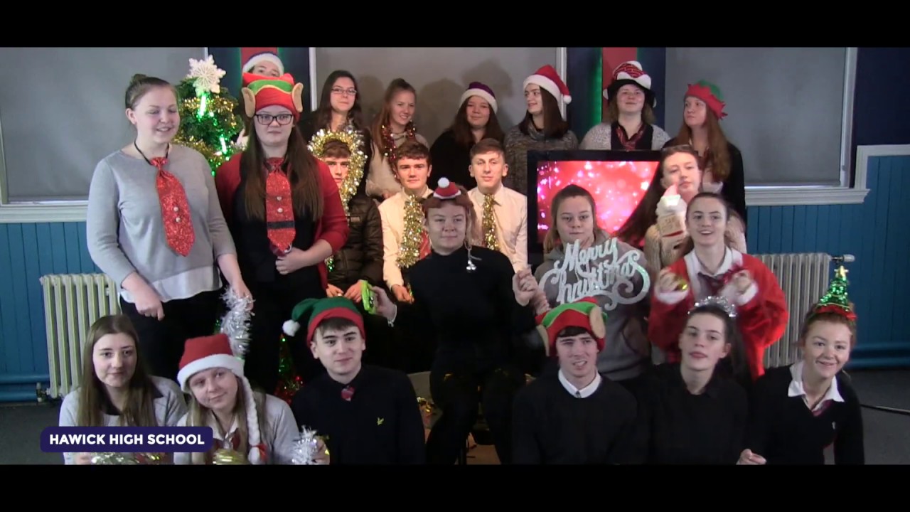 Hawick High School Sings Rockin' Around the Christmas Tree | 2018 Music Video