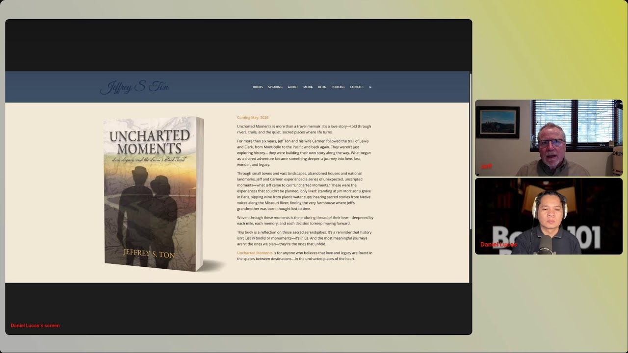 Book 101 Review, in its sixth season, features Jeff Ton as my guest.