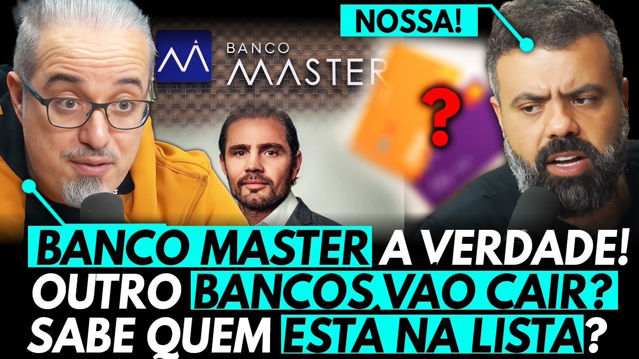 BANCO MASTER!! OUTRO BANCOS no MESMO BARCO? ISSO MUDA TUDO! No Flow Podcast