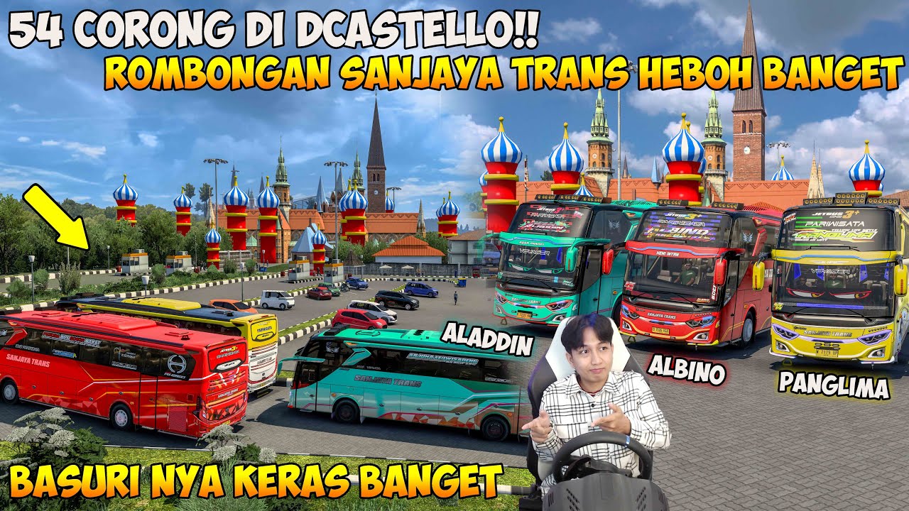 54 CORONG DI DCASTELLO !! ROMBONGAN SANJAYA TRANS SUARA BASURINYA KERAS BANGET