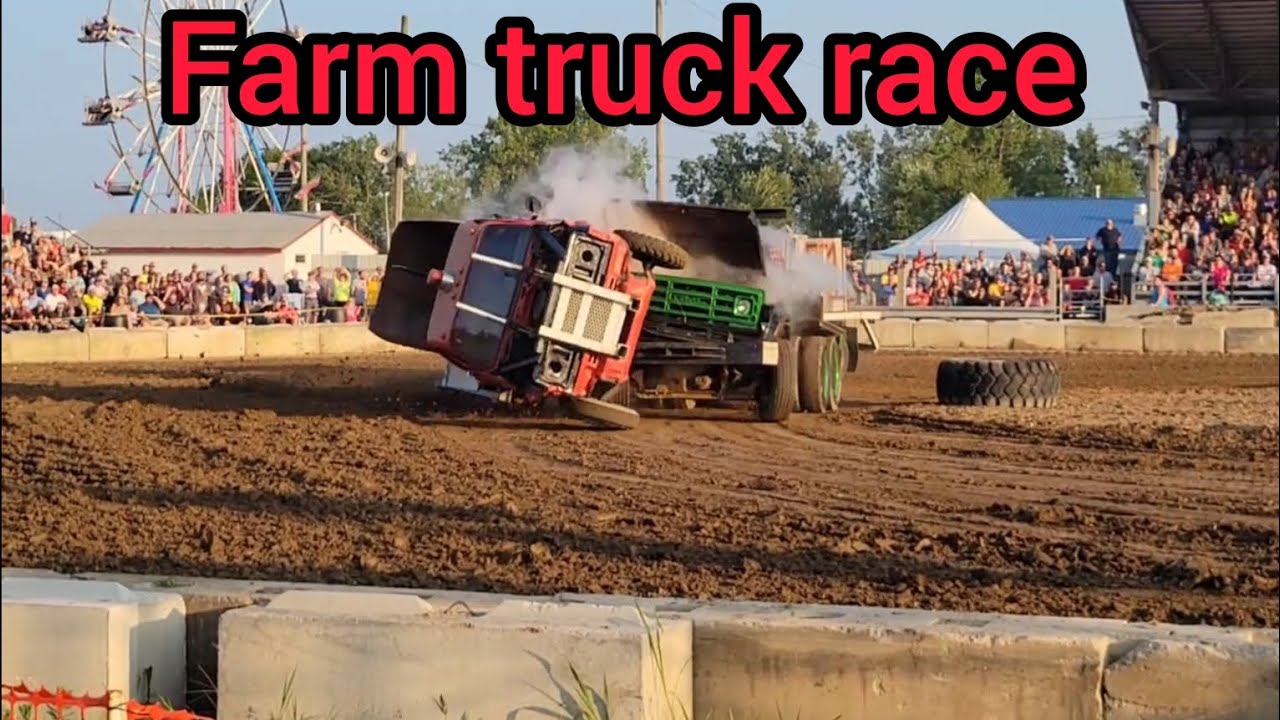 farm truck race at Huron County Fair August 4