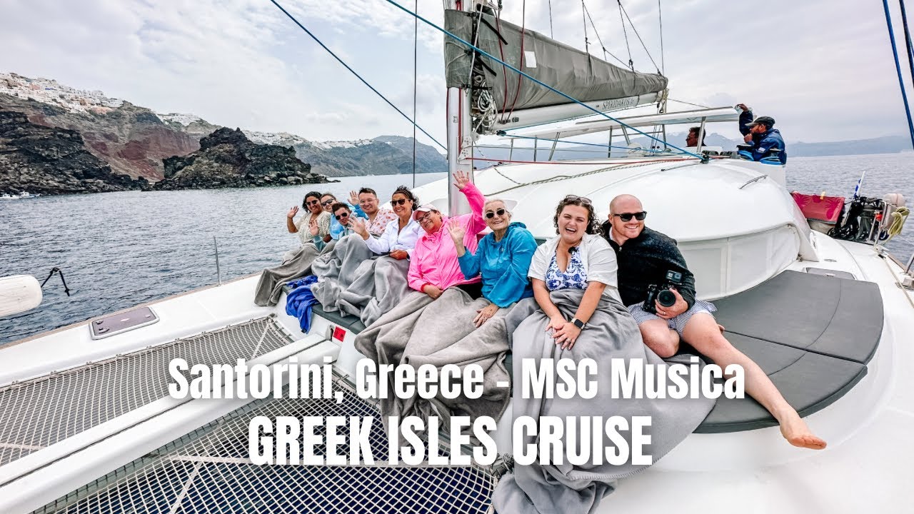 Santorini, Greece - Private Catamaran Excursion - MSC Cruise