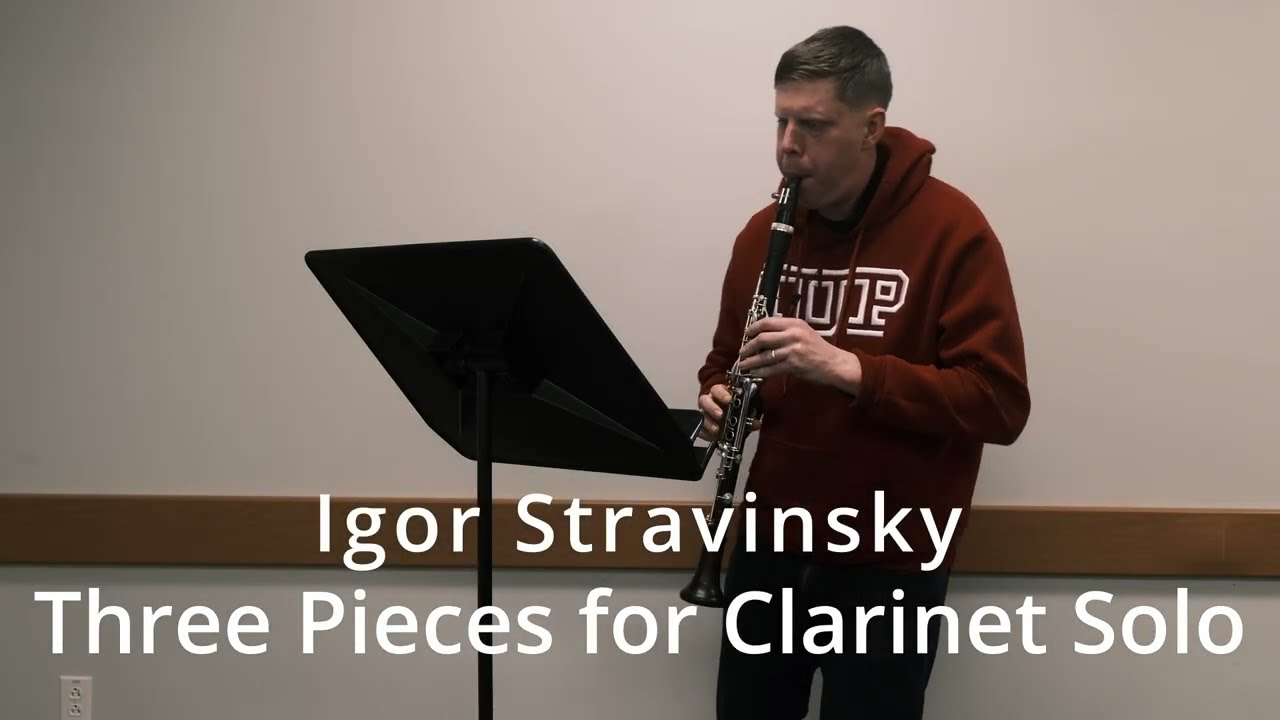 Igor Stravinsky: Three Pieces for Solo Clarinet