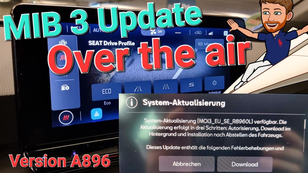 Seat MIB 3 💻 3,5GB Update over the air im Seat Leon KL | Mai 2022