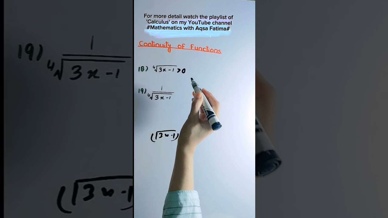 Continuity of function 