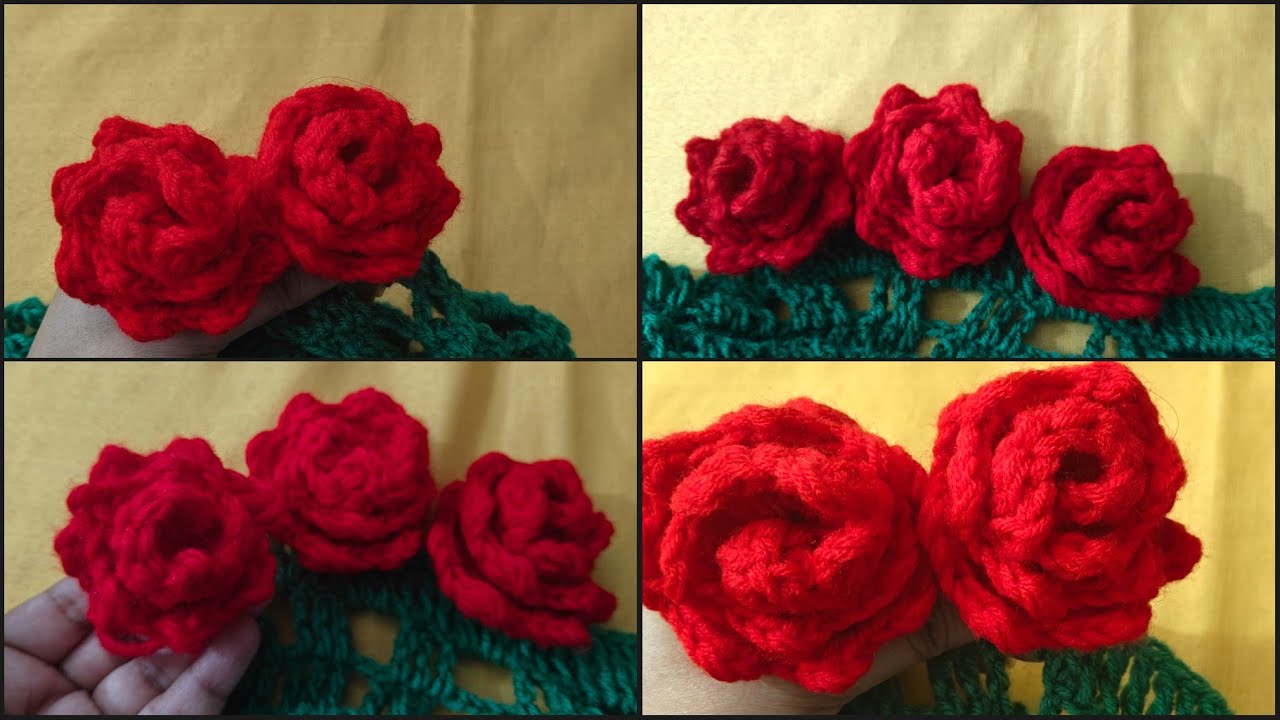 Crochet Rose blanket