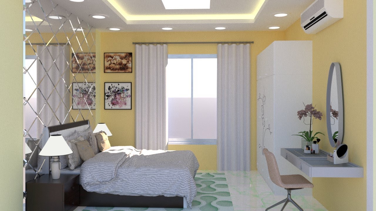 Interior Design Very Quick 1 || Sketchup Tutorial || Vray Render