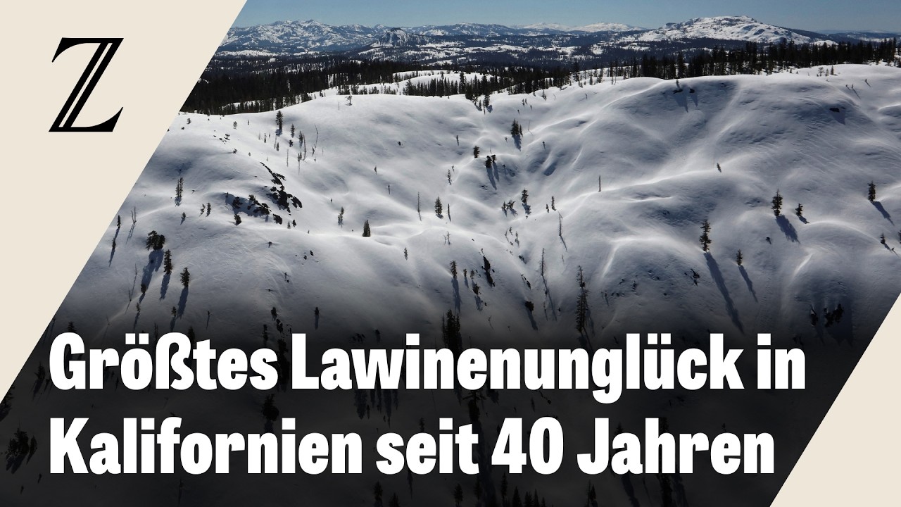 Acht Tote nach Lawine in Kalifornien