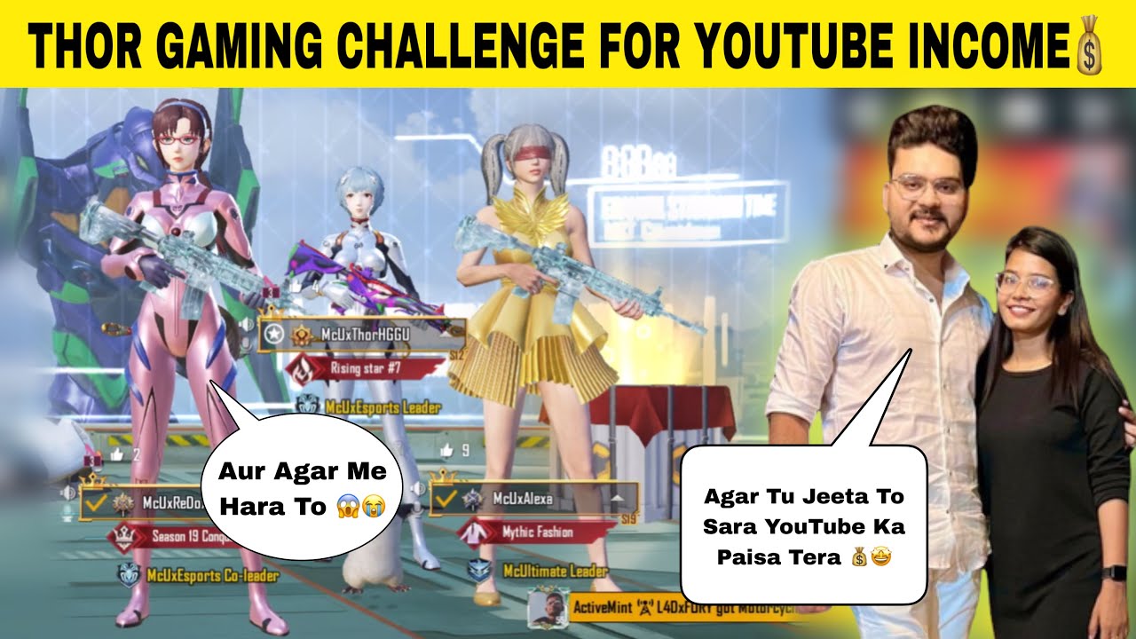 Thor Gaming Promise me To Give his all Youtube😱INCOME🤑 & YoutubeAlexa Got Jealous Of this😂