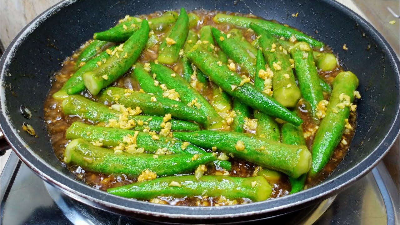 ПРОСТОЙ И ВКУСНЫЙ РЕЦЕПТ БАМИИ! В РЕСТОРАННОМ СТИЛЕ С ДОСТУПНЫМИ ИНГРЕДИЕНТАМИ! #okrainoystersauce