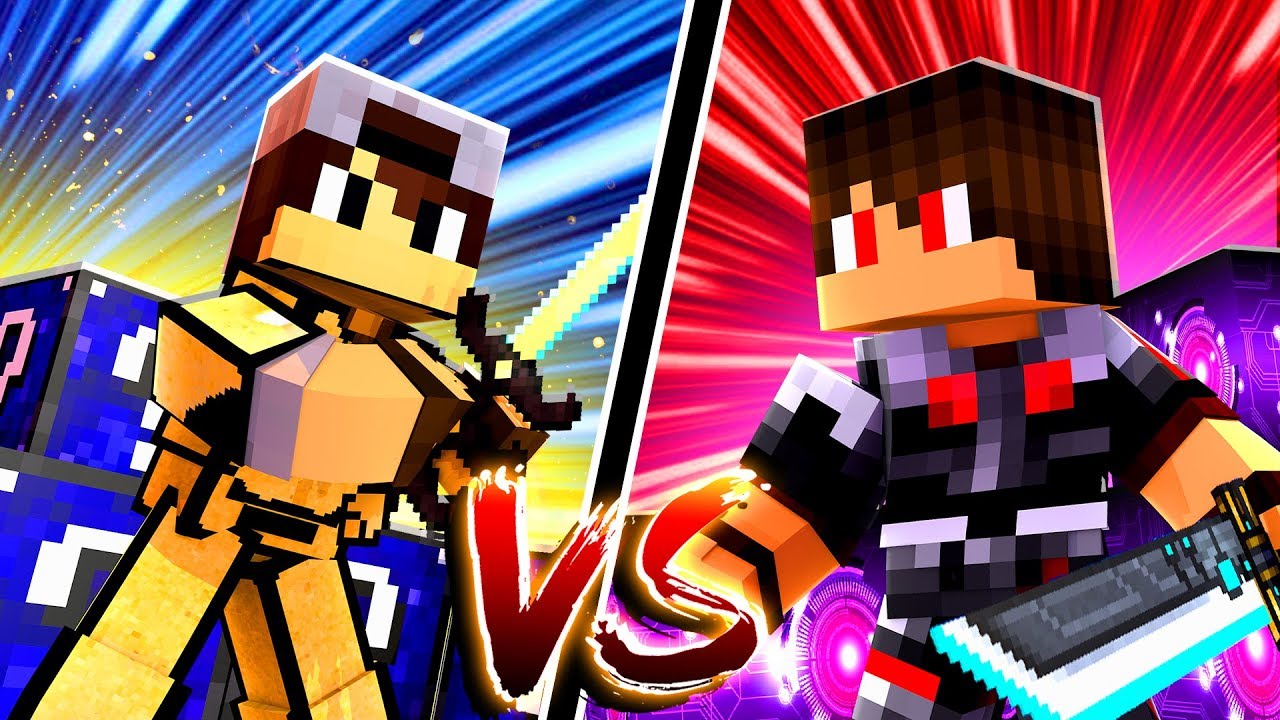 Minecraft: LUCKY BLOCK VIDA vs LUCKY BLOCK FUTURO !!