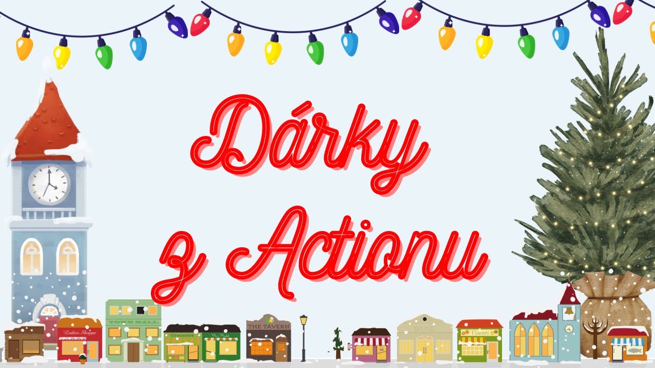 Vánoční tipy na dárky z obchodu Action