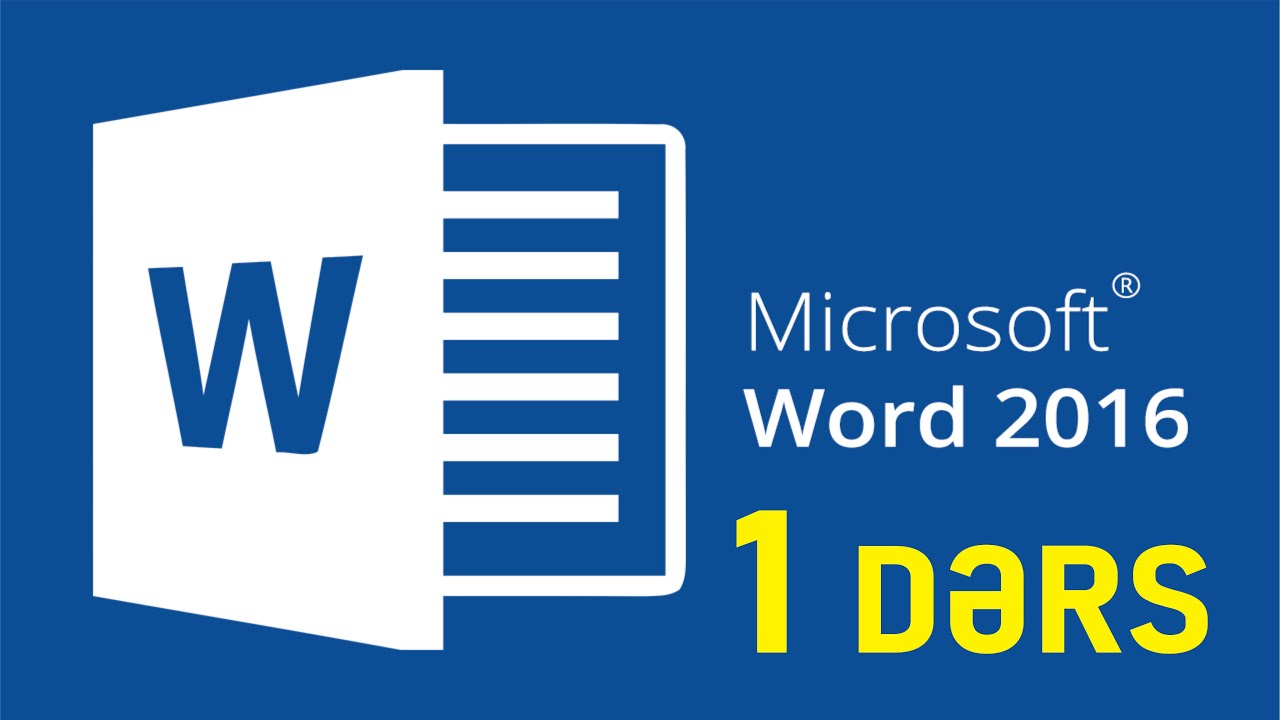 Word programı öyrənmək. Word dərs 1 #word#msoffice#msoffice#msoffice2016#