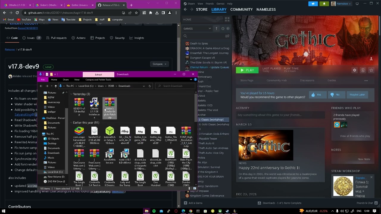Gothic 1 - Othello - English - Install Tutorial