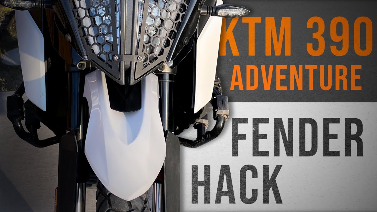 #17 - KTM 390 Adventure | Budget High Fender Hack