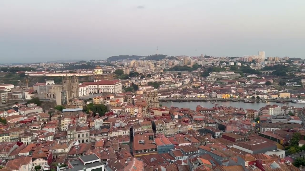 Looking over Porto from Clerigos Tower - Portugal - July 4 2025
