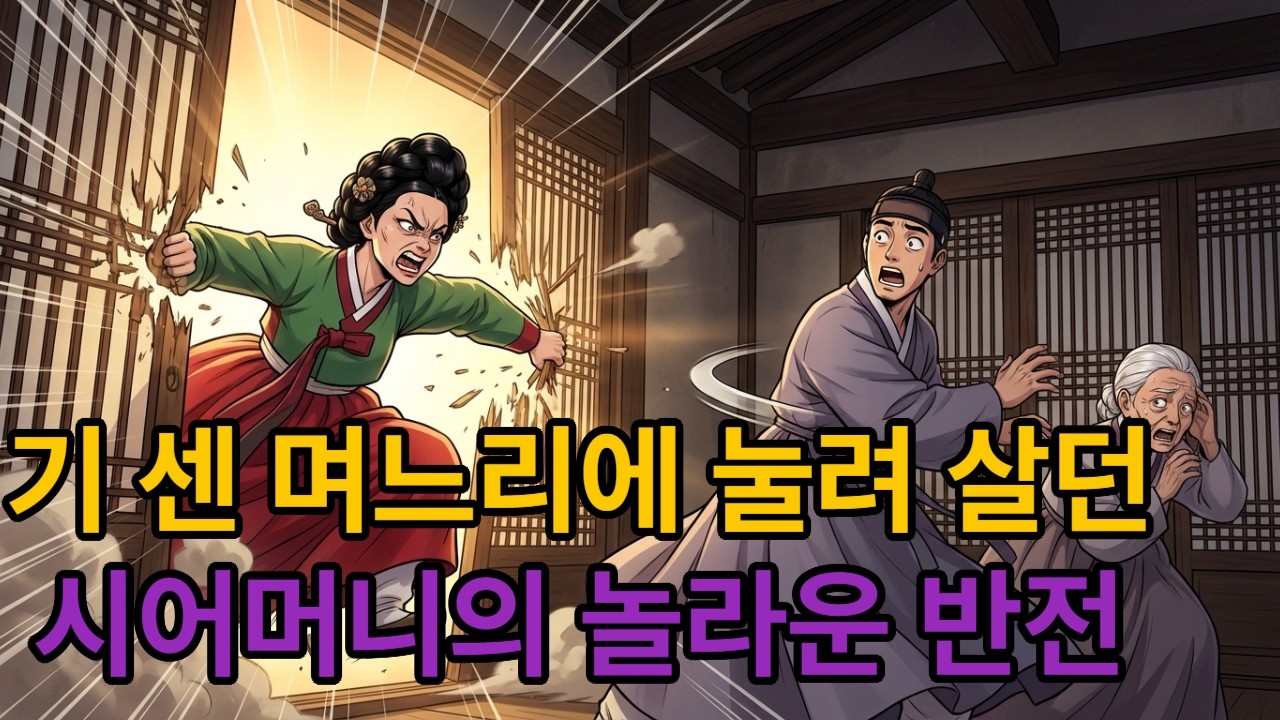 기 센 며느리에 눌려 살던 시어머니의 놀라운 반전#조선야담#시어머니며느리#감동실화#시집살이#권선징악#효도이야기#조선시대#가족관계#인생교훈#설화#해학#고금소총#옛날이야기#만담