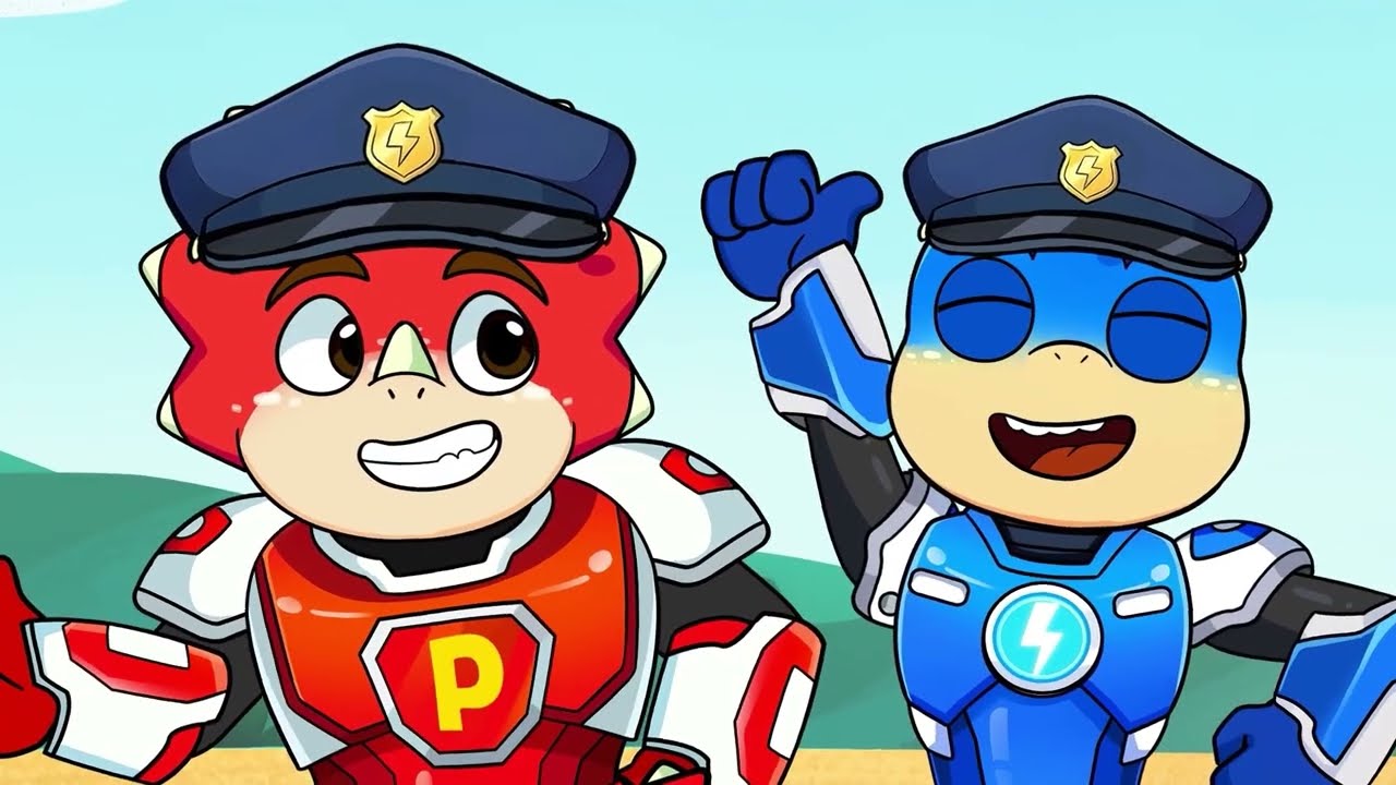&iexcl;Police Bolt & Pyro ayudan a Alice Sirena! | Animaci&oacute;n de Dino Action