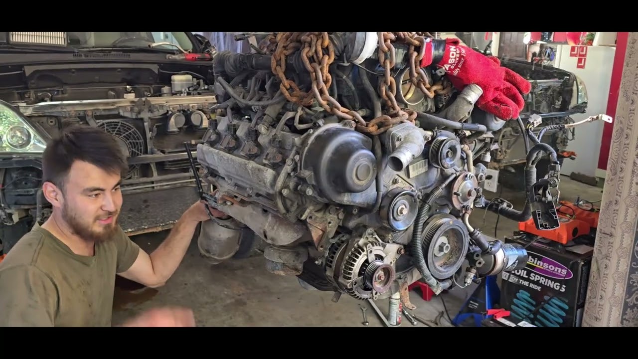 Lexus gx470 frame swap.