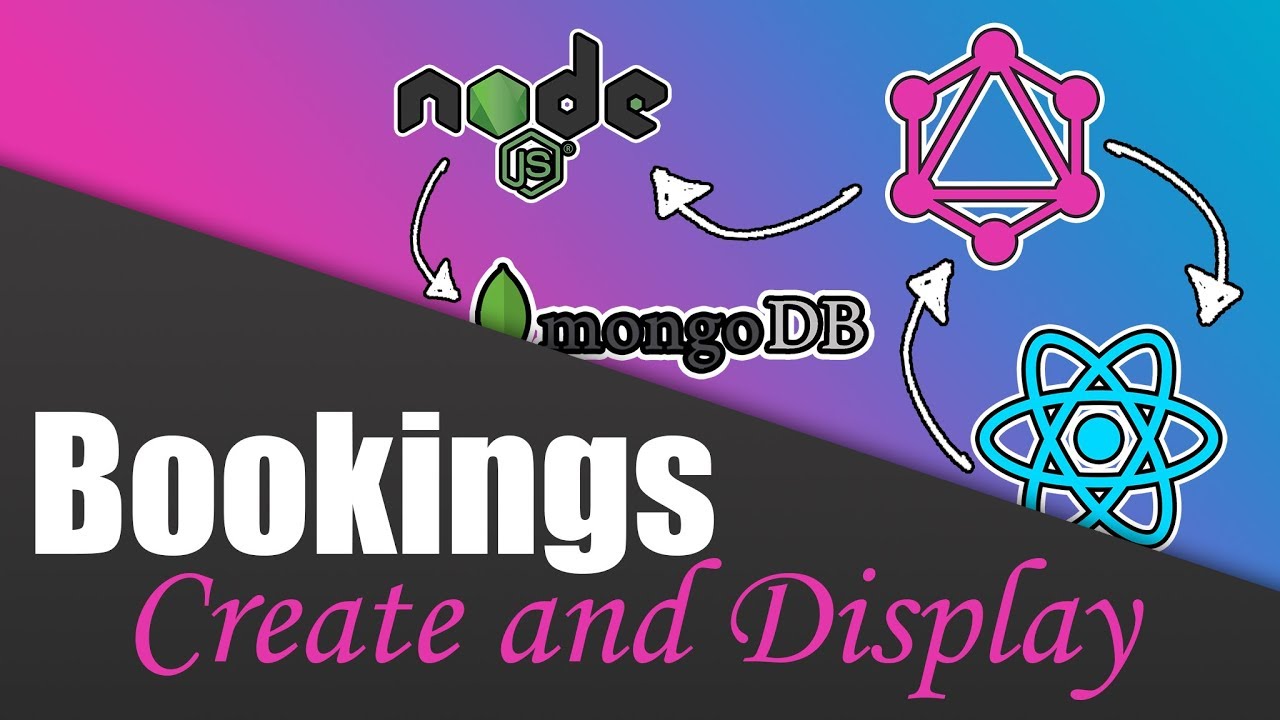 #18 Bookings | Build a Complete App with GraphQL, Node.js, MongoDB and React.js