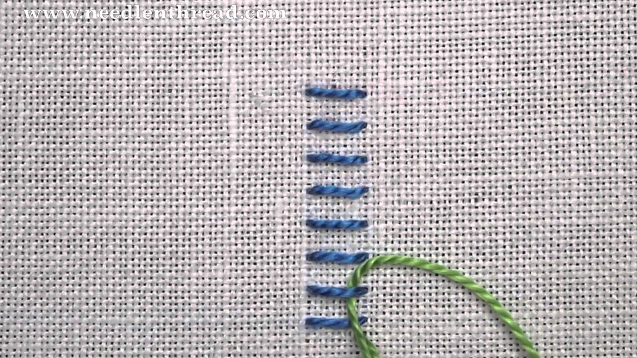 Raised Stem Stitch Band
