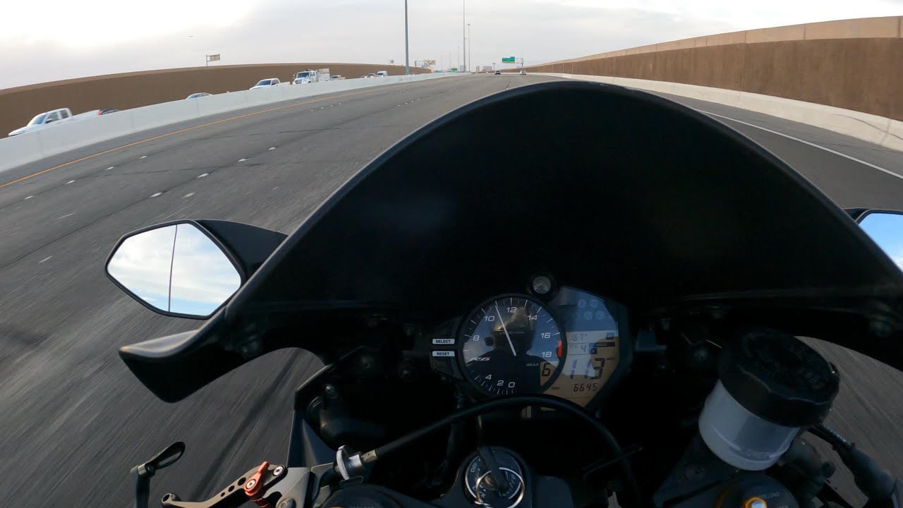 Chill Ride To School (Yamaha R6)