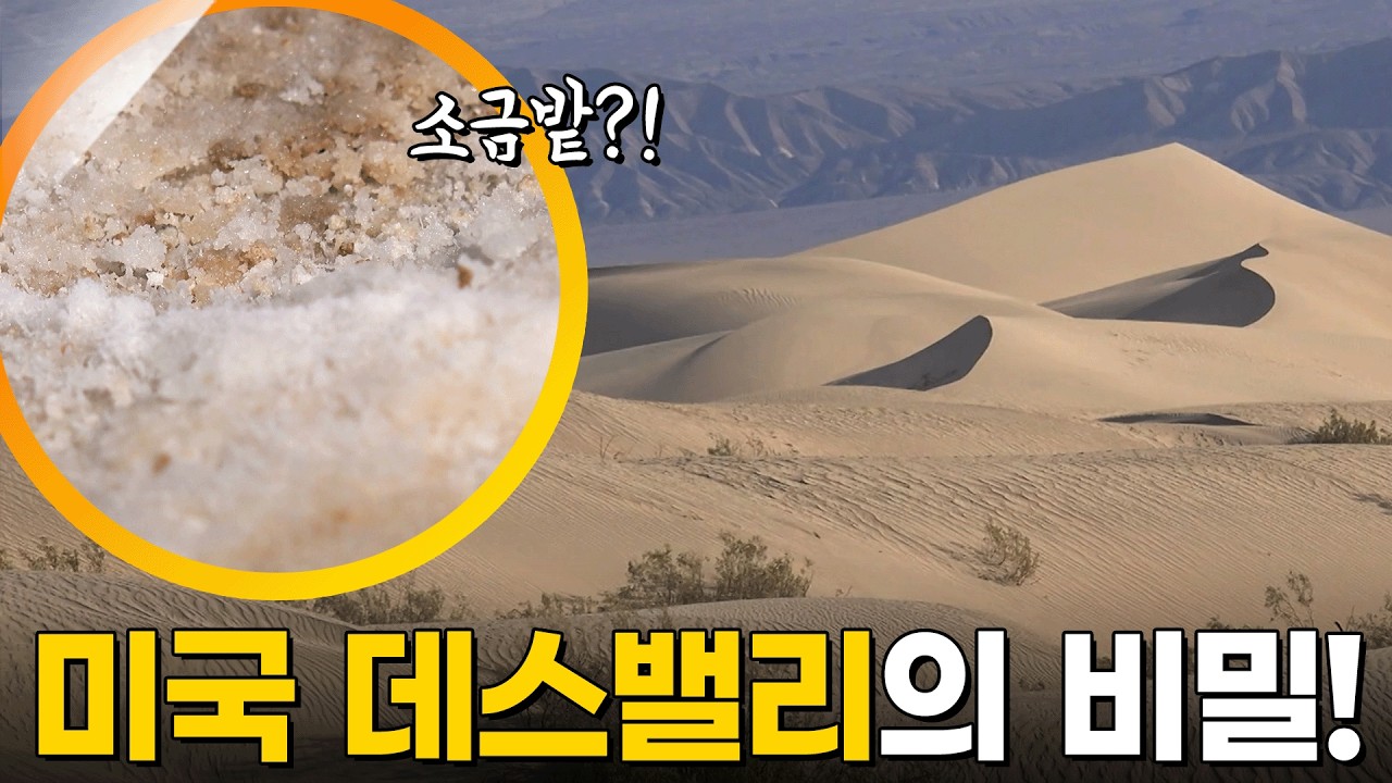 미국 죽음의 계곡에 숨겨진 비밀! 온 세상이 소금 밭이다?! [걸어서 세계속으로] KBS 170527 방송