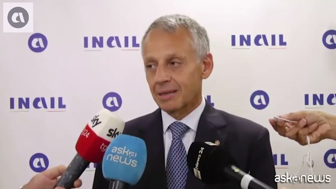 Relazione annuale Inail 2024, D'Ascenzo: "Occorre consapevolezza da parte di tutti"