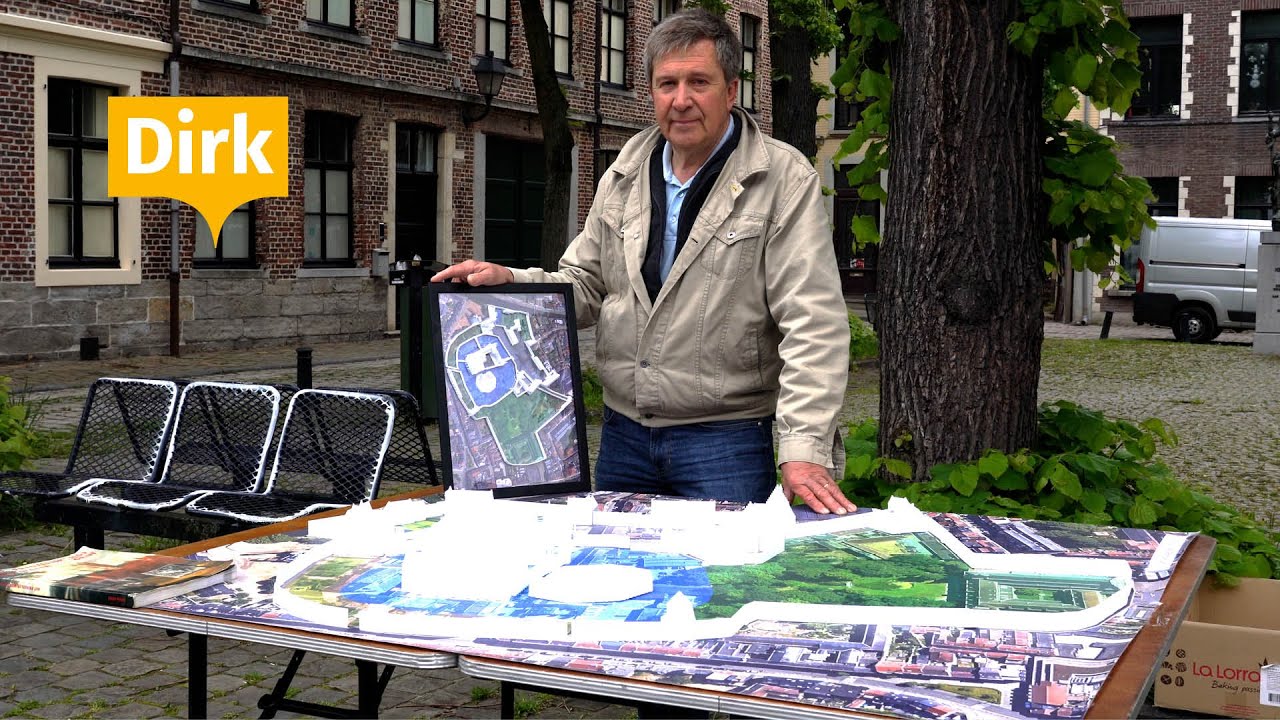 Dirk maakte een 3D-model van het Prinsenhof