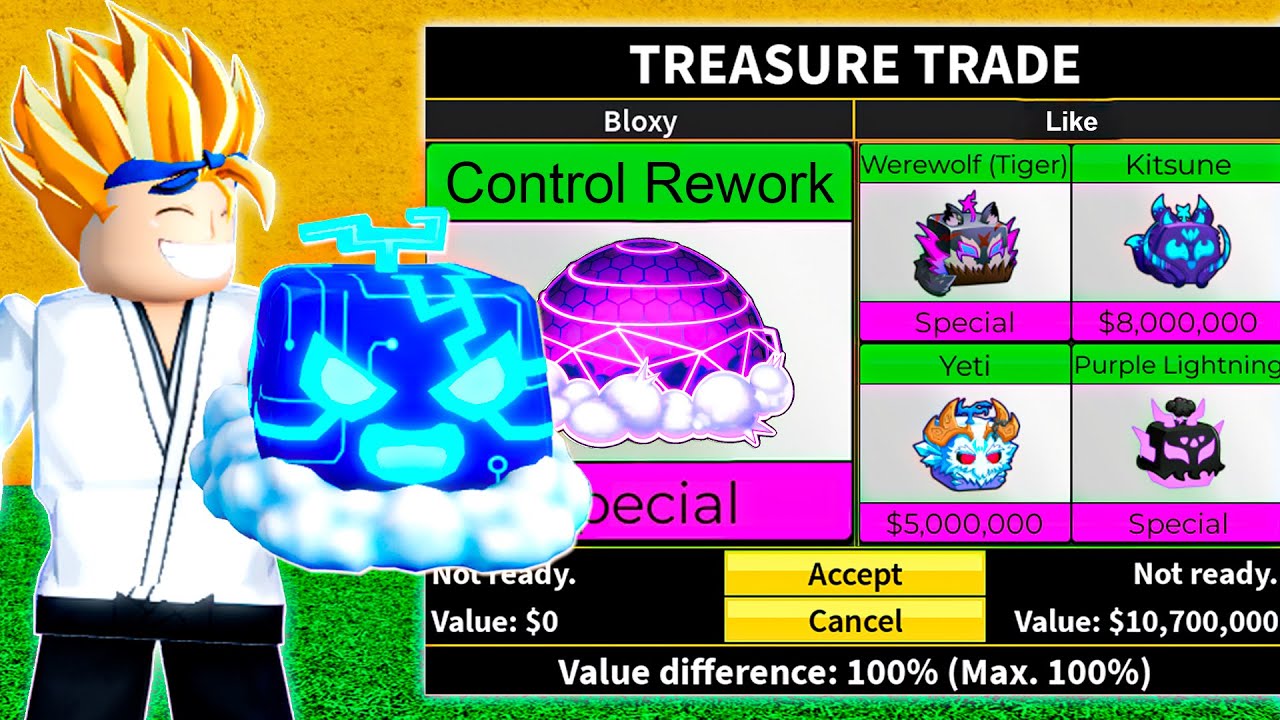 Tradeando Frutas PERMANENTE por 24 horas en Blox Fruits