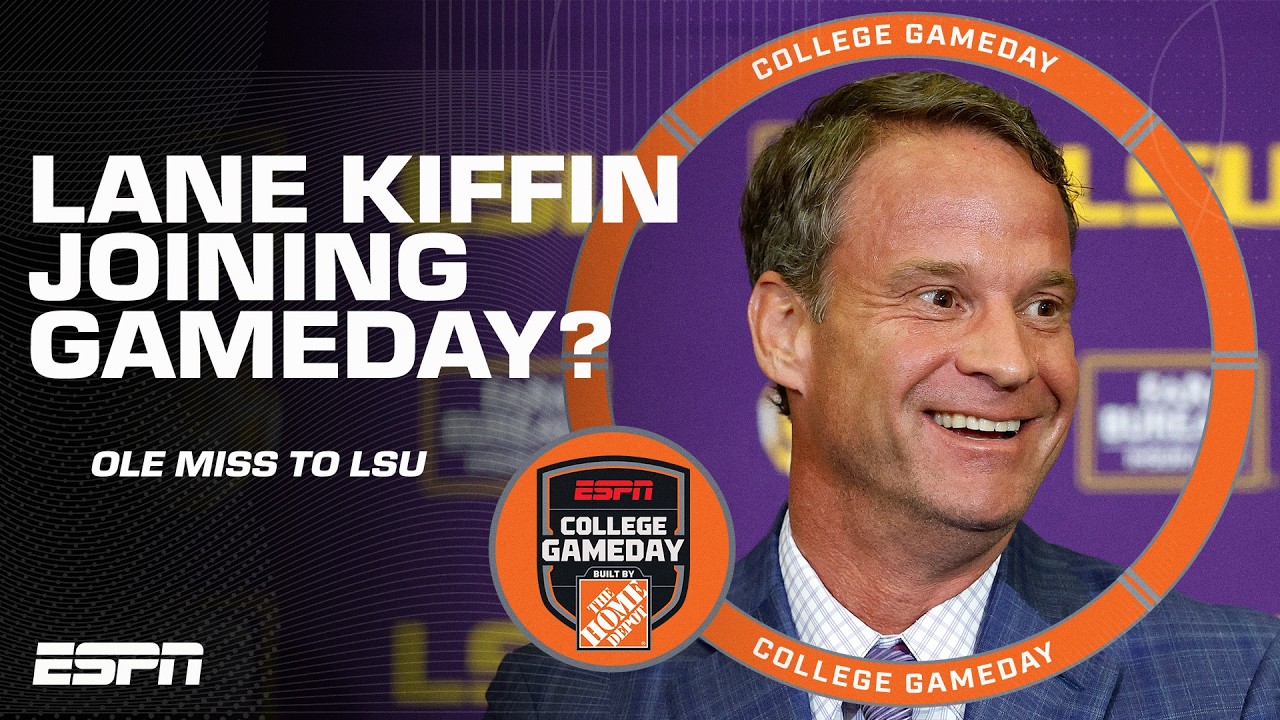 Lane Kiffin was supposed to join GameDay, BUT... 'Our questions can wait' 👀 | College GameDay